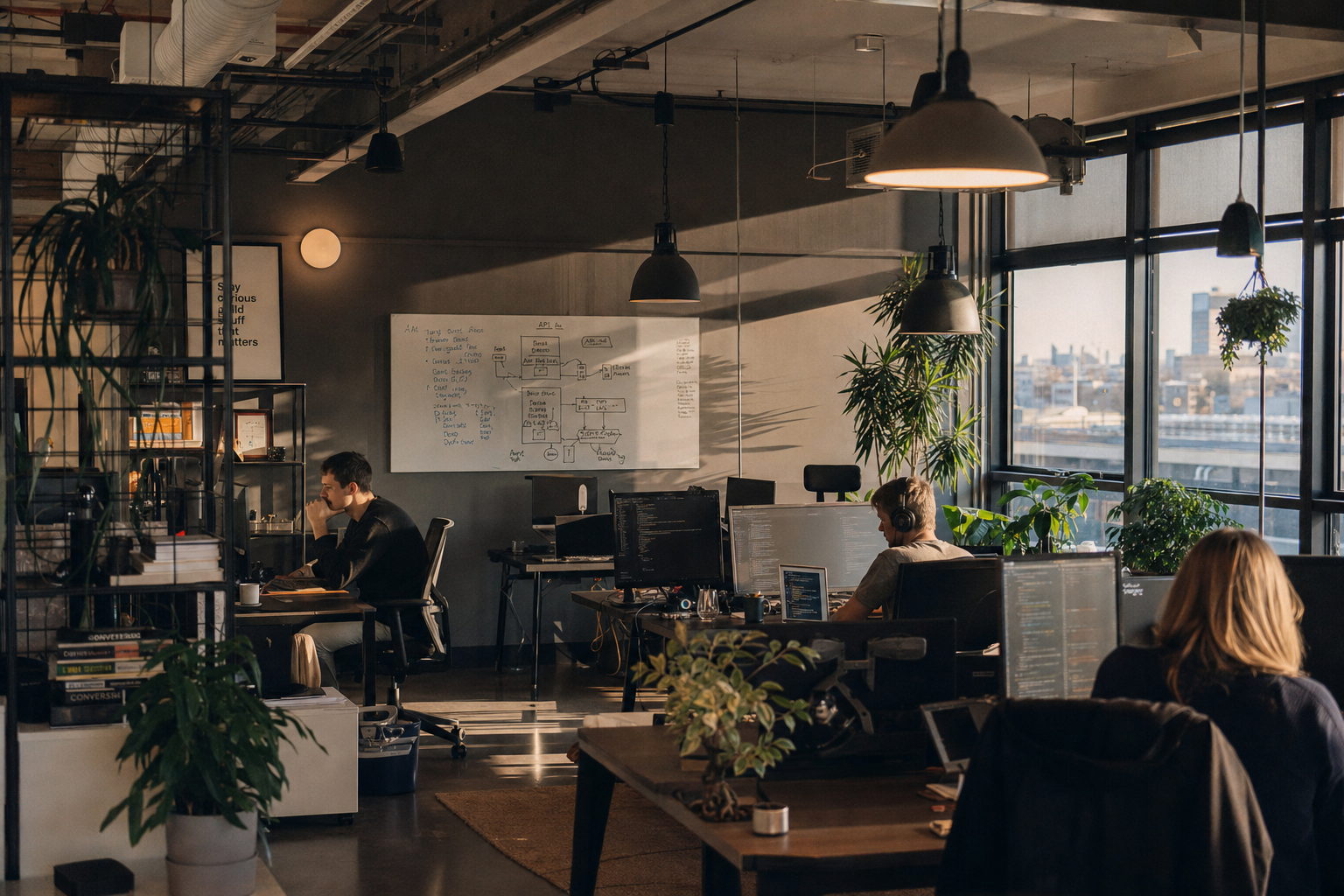 VERGEIT studio in London — the environment where our team works