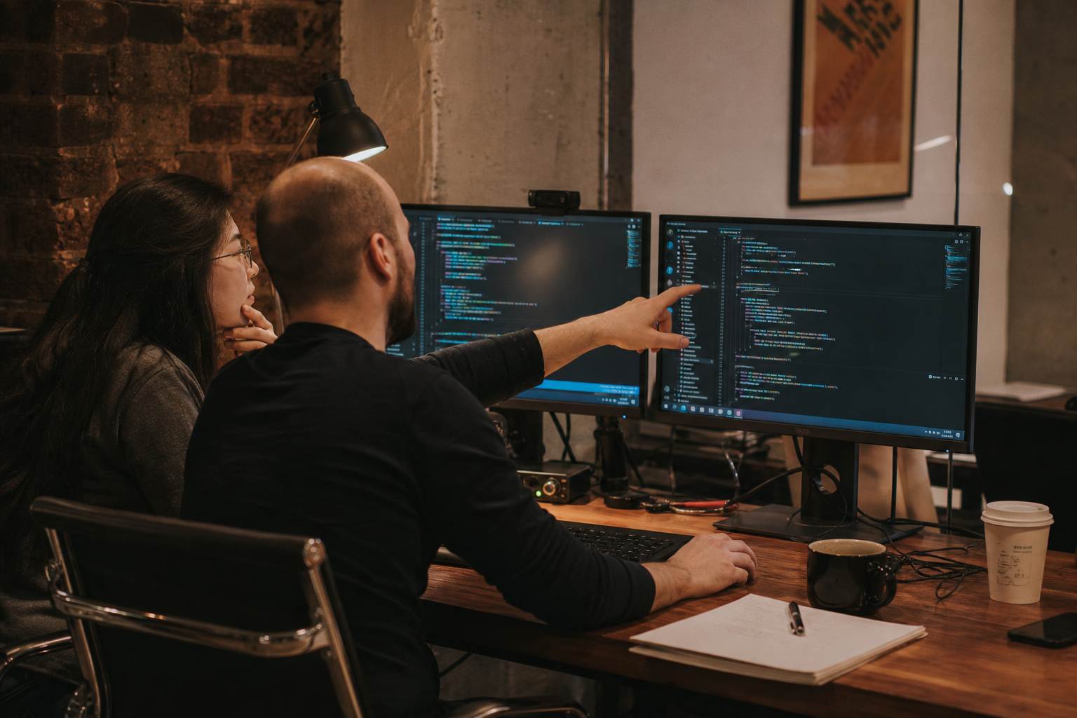 VERGEIT engineers in a working discovery session with a client